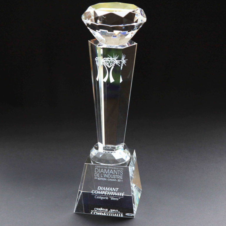 Glass awards engraved Awards In Glass